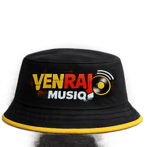 Venrap MusiQ Bucket Hat(Black & Yellow Trim)