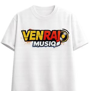 Venrap MusiQ White Statement T-Shirt